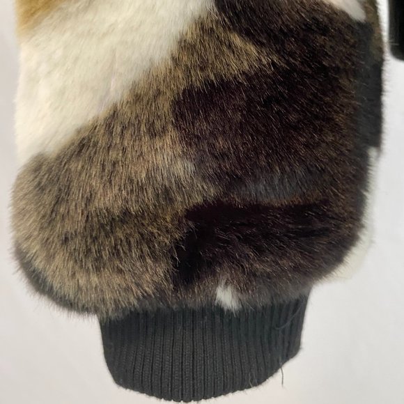 Bagatelle Multicolor Faux Fur Lined Jacket NWOT Women's Size Large - Picture 3 of 16